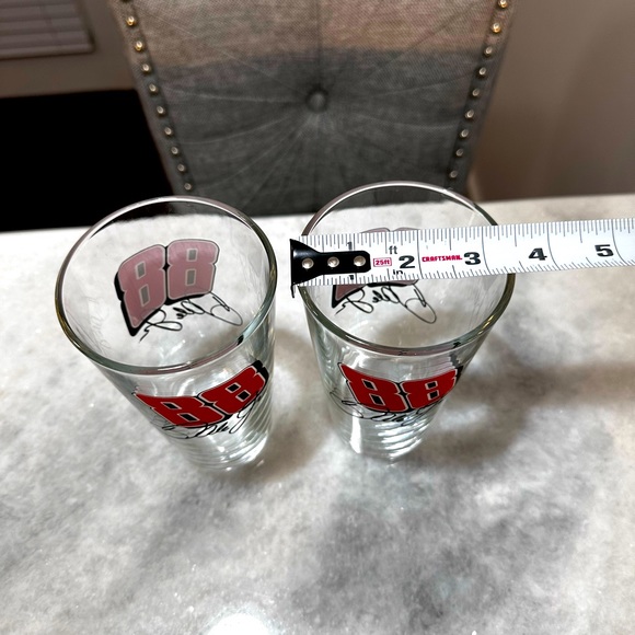 Dale Earnhardt Jr #88 Vintage Pint Glasses - Picture 4 of 5